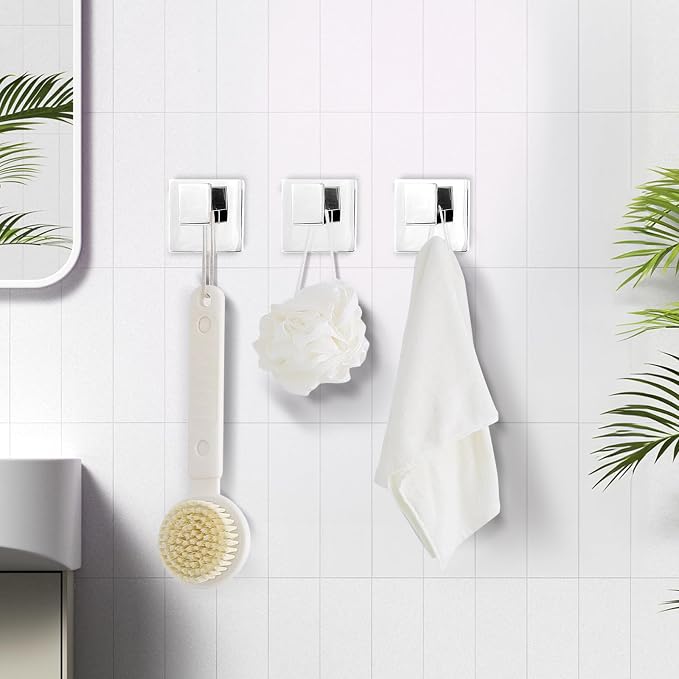 IBosins 4 Pack Towel Hooks Hand Towel Holder - Image 3
