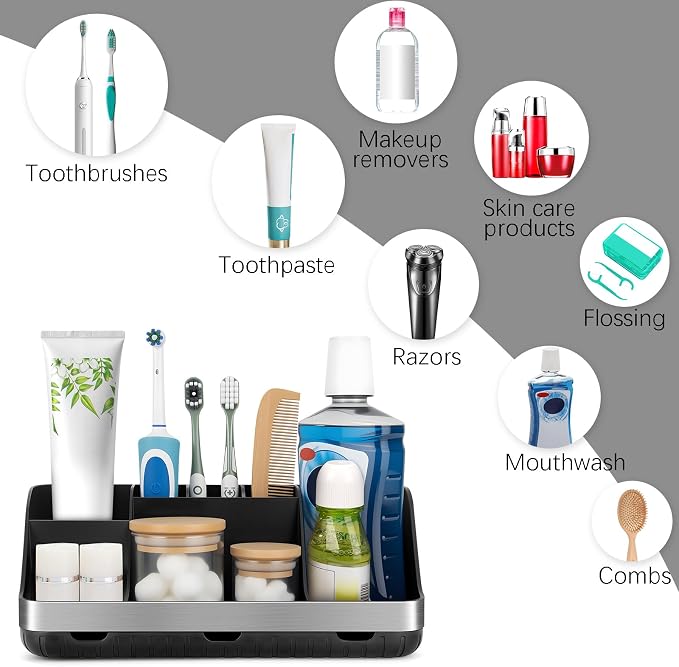 GFWARE Black Toothbrush Holder - Image 5