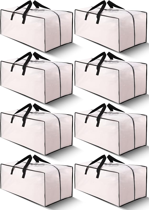 Cosy Family 8 Pack Heavy Duty Extra Large Moving Bags by Cosy+Family