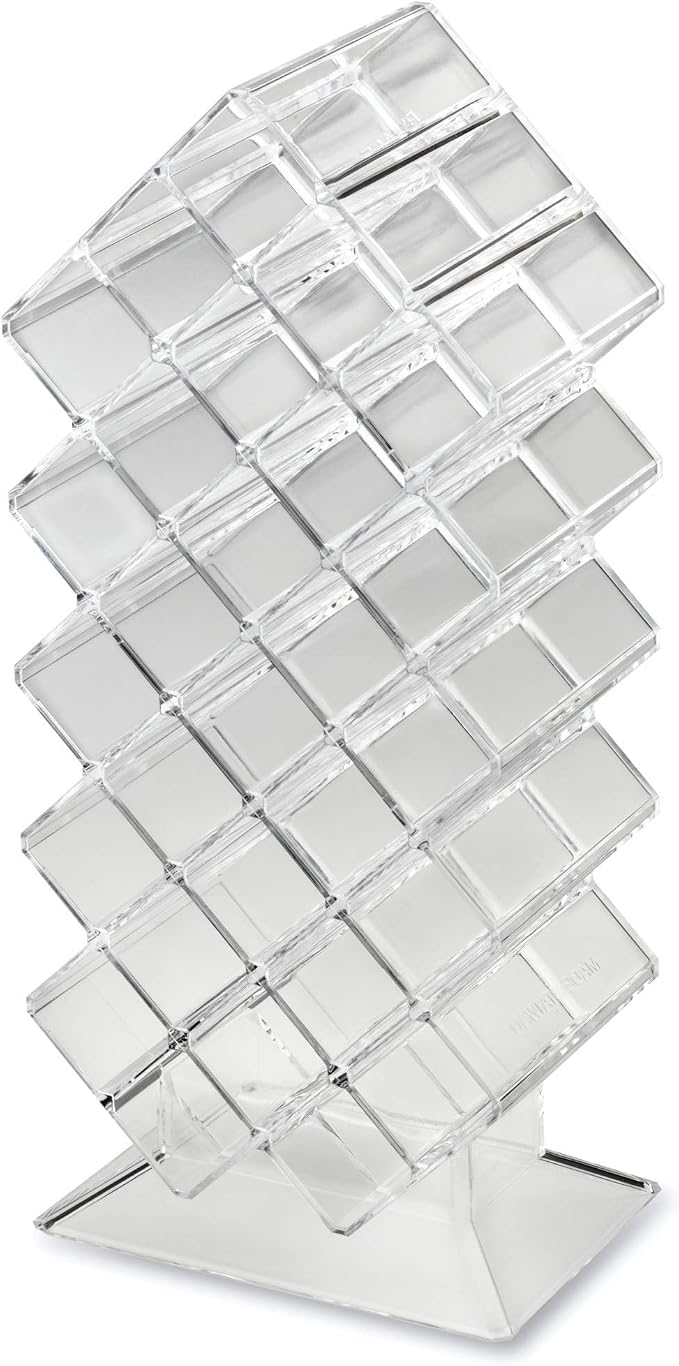 BY ALEGORY Acrylic Lip Gloss Makeup Organizer 28 Space Storage w/Deep Slots - Image 4