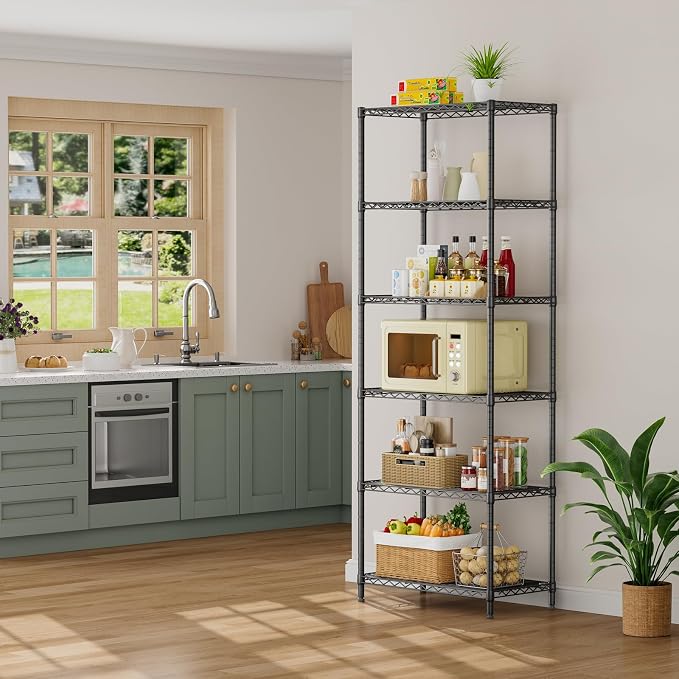 SINGAYE Shelf Wire Shelving Adjustable Storage Shelves Rack Standing Units - Image 2
