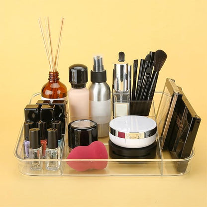 SUNFICON Makeup Tray Organizer Cosmetic Display Case Office Stationery Storage - Image 8