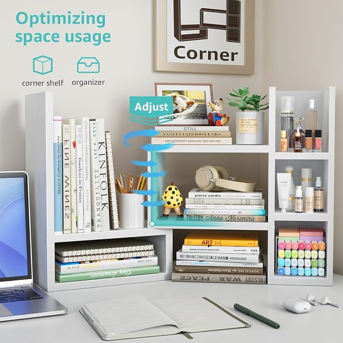 NUTIKAS Desk Shelves Desktop Organizer Shlef - Image 5