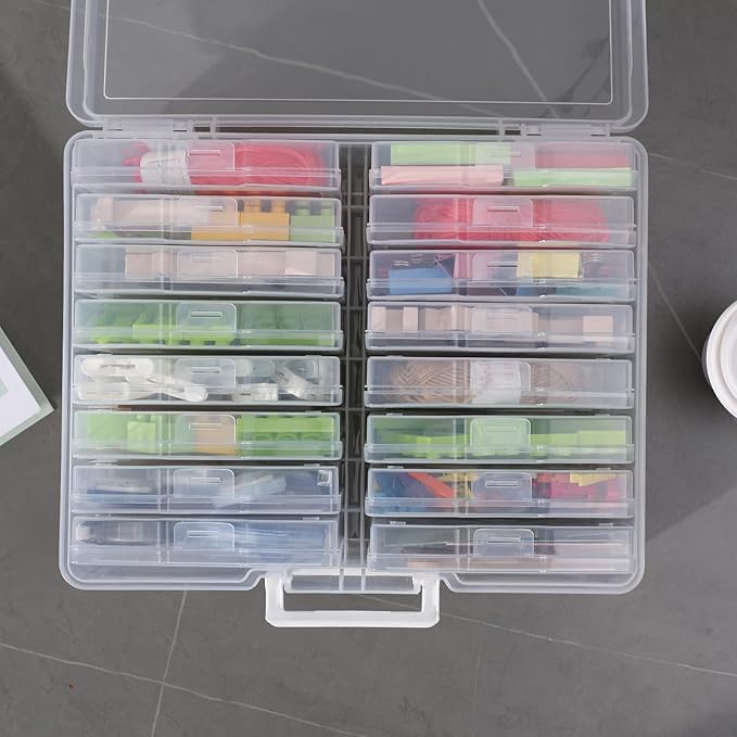 novelinks Photo Storage Box and 16 Inner 4" x 6" Photo Storage Containers | - Image 3