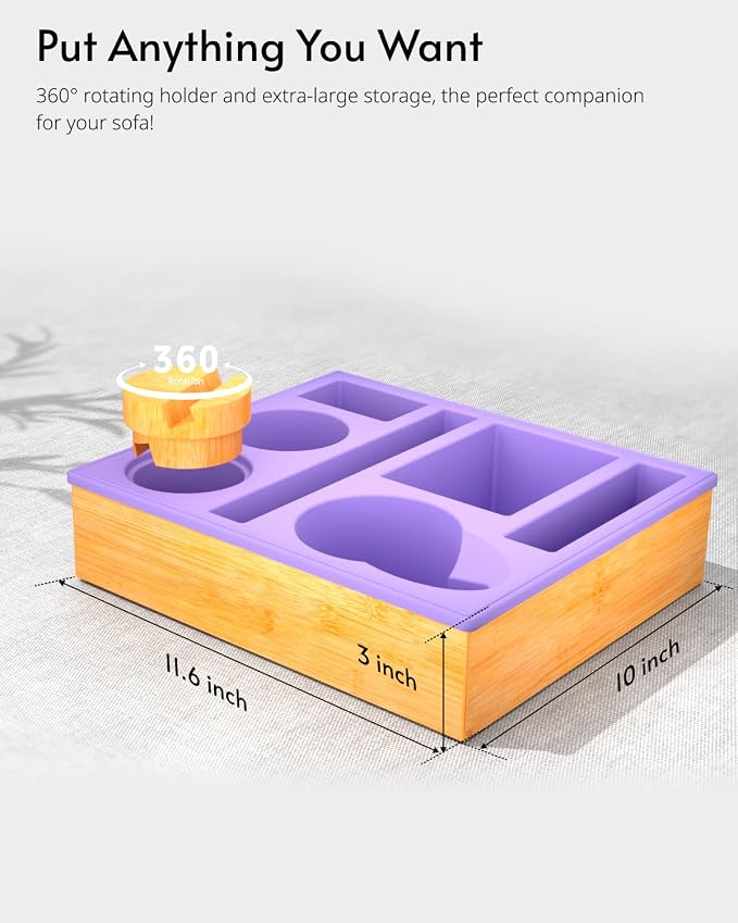 Couch Cup Holder Tray - Image 2