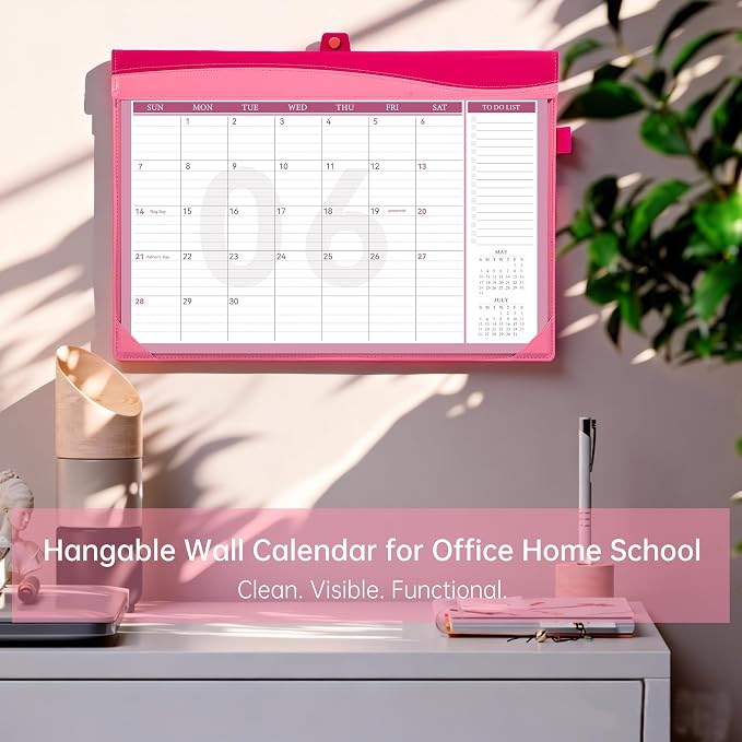 Yoment Desk Calendar 2026, Jan 2026-Dec 2027, 2026 Desk Calendar Large 17 x 12 - Image 2