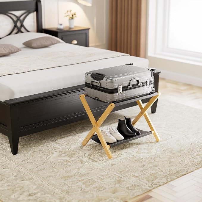 HITNET Luggage Rack 2 Pack, Folding Suitcase Stand - Image 8
