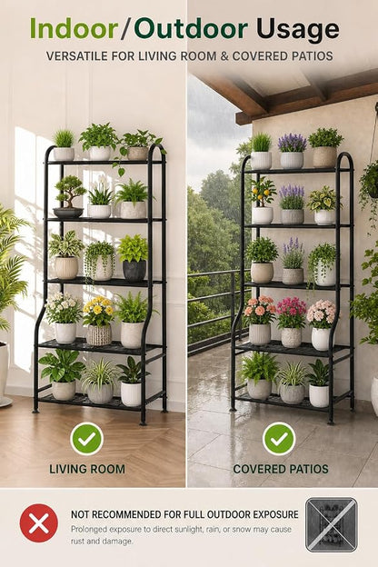 5-Tier Metal Plant Stand - Image 7