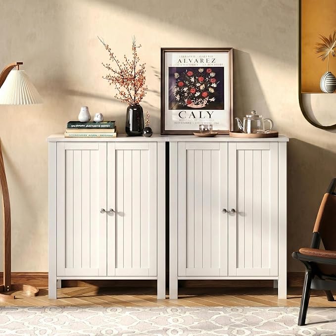 Bonnlo Bathroom Cabinet Free Standing Floor Storage - Image 7