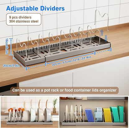 Pots and Pans Organizer Under Cabinet - Image 2