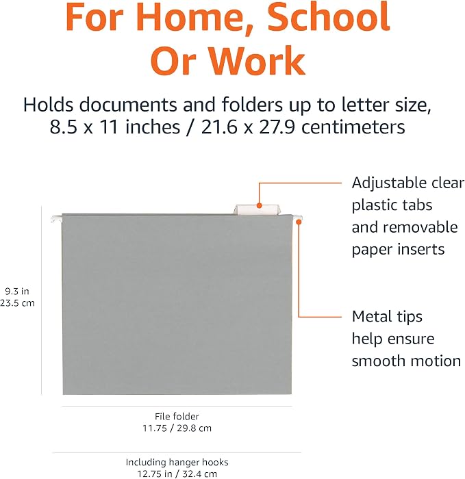 Amazon Basics Hanging File Folders - Image 6