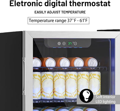 Compact 126 Can/3.2 Cu.Ft Mini Fridge - Image 4
