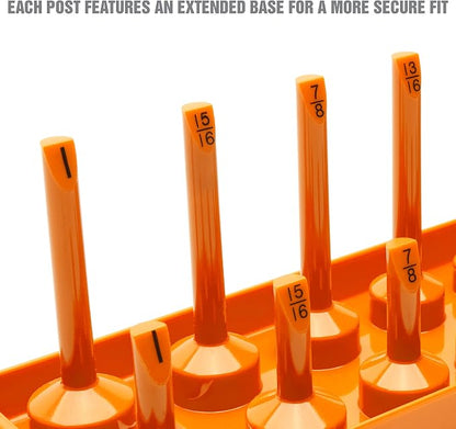 OEMTOOLS 22418 Magnetic Socket Organizer Set, 6-Piece Holder Set Includes 1/4" - Image 5