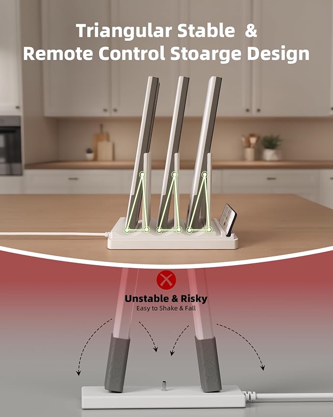 EZVALO Charging Station for Under Cabinet Lighting, Charging Base Compatible - Image 5
