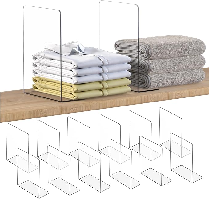OKPOW Shelf Dividers Closet Organizer by OKPOW