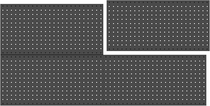 WALMANN Metal Pegboard Panels for Wall Tools Storage Pegboard for Garage by WALMANN