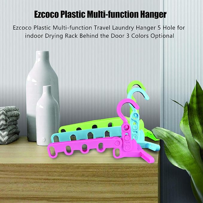 Plastic Multi-Function Hangers, Drying Rack, Suit Hangers, Travel - Image 6