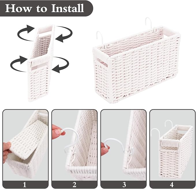 Cotton Rope Woven Bedside Caddy - Image 7