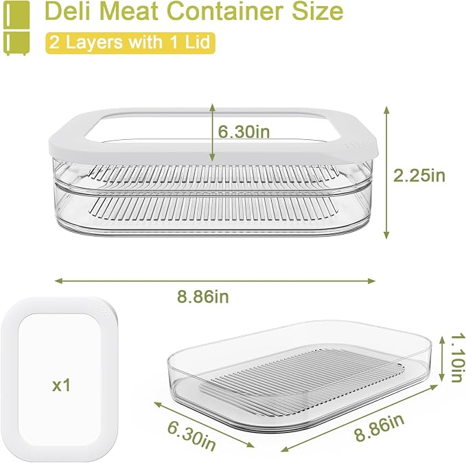 Stackable Deli Meat Container - Image 3