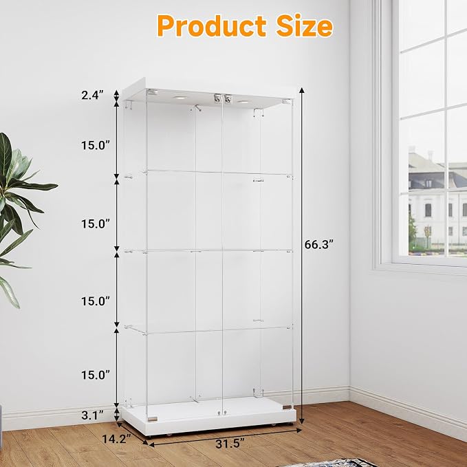 Tempered Glass Display Cabinet - Image 2