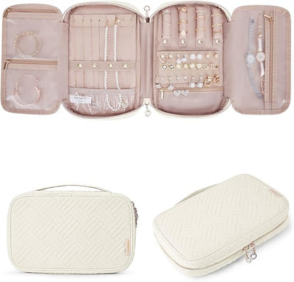 BAGSMART Travel Jewelry Case, Jewelry Organizer by BAGSMART