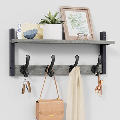 Tatub 20" Rustic Coat Rack Wall Mount by Tatub