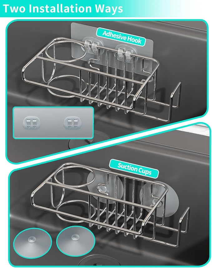 HapiRm Sink Caddy Sponge Holder - Image 3