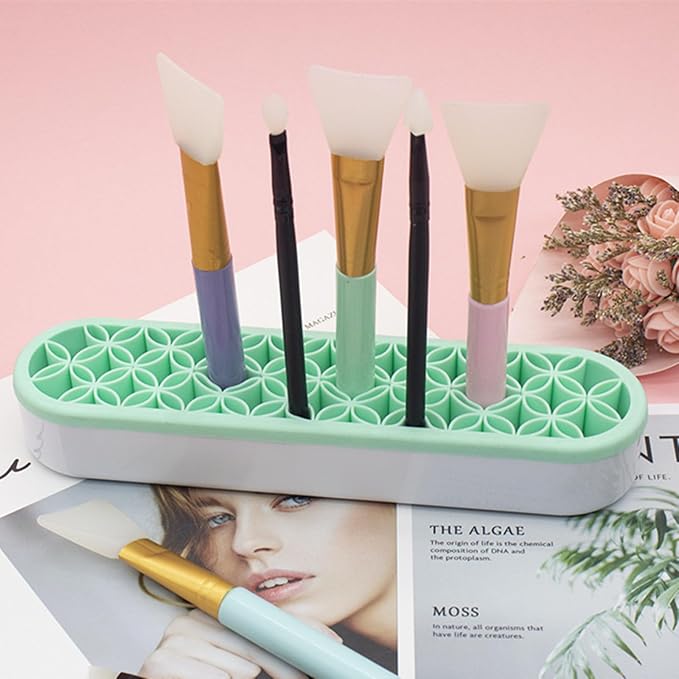 TANG SONG 1 PC Silicone Make up Brush Holder Cosmetic Storage Box Desktop - Image 4