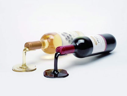 Spilled Wine Bottle Holder Set of 2 by PLAYABLEART