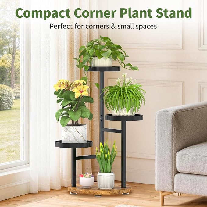 LASZOLA 3 Tier Metal Plant Stand - Image 6