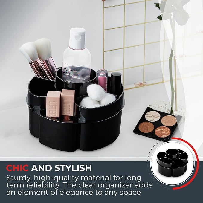 Masirs Small 360 Rotating Makeup Organizer - Image 4