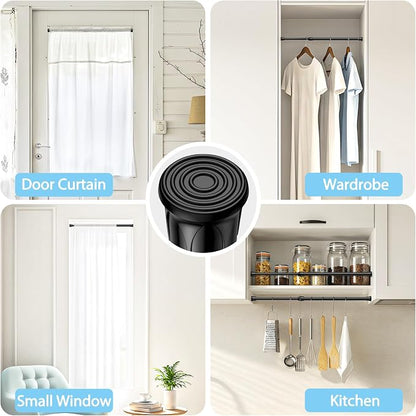 AIZESI Spring Tension Curtain Rod Short Tension Rod - Image 4