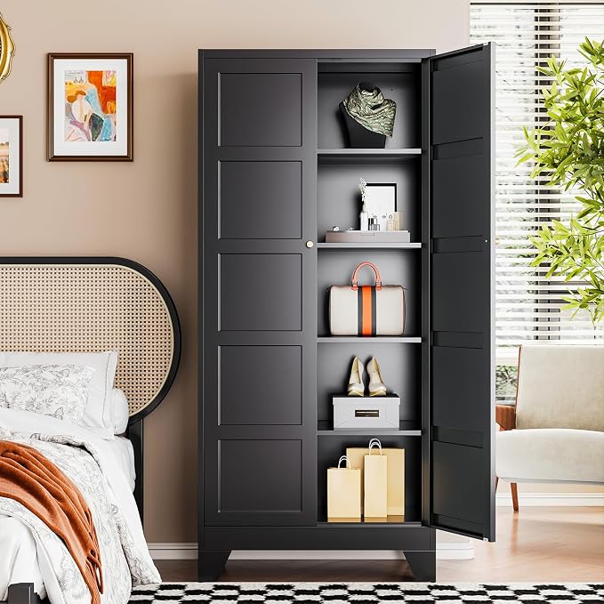 Letaya 72" H Metal Storage Cabinet - Image 3
