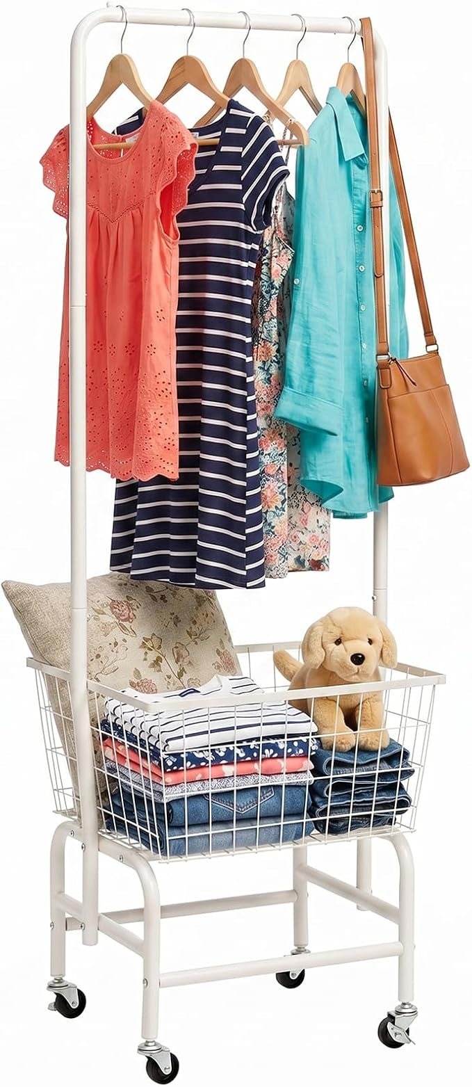 ALIMORDEN Rolling Laundry Cart by ALIMORDEN