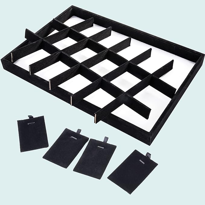 24 Grids Stackable Jewelry Tray Organizer - Image 4