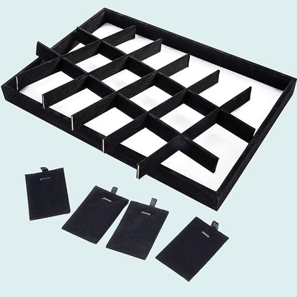 24 Grids Stackable Jewelry Tray Organizer - Image 4