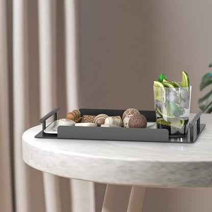 Bathroom Organizer Countertop, Counter Decorative Tray Cosmetic Organizer - Image 4