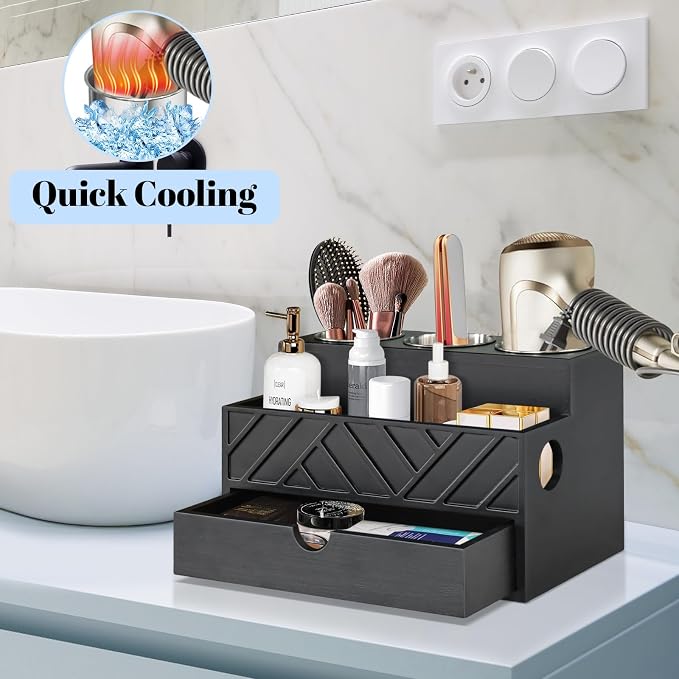 Hair Tool Organizer, Hair Dryer Holder - Image 3