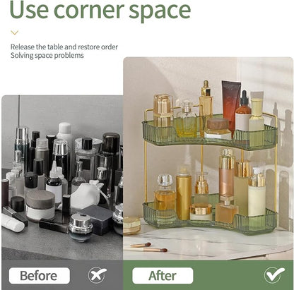 Corner Bathroom Countertop Organizer, Vanity Trays - Image 3