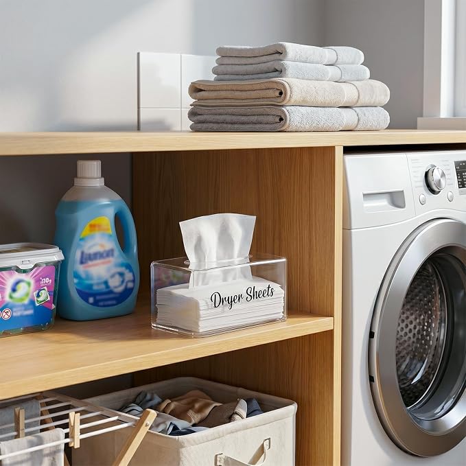 Dryer Sheet Holder, Dryer Sheet Dispenser Box - Image 5