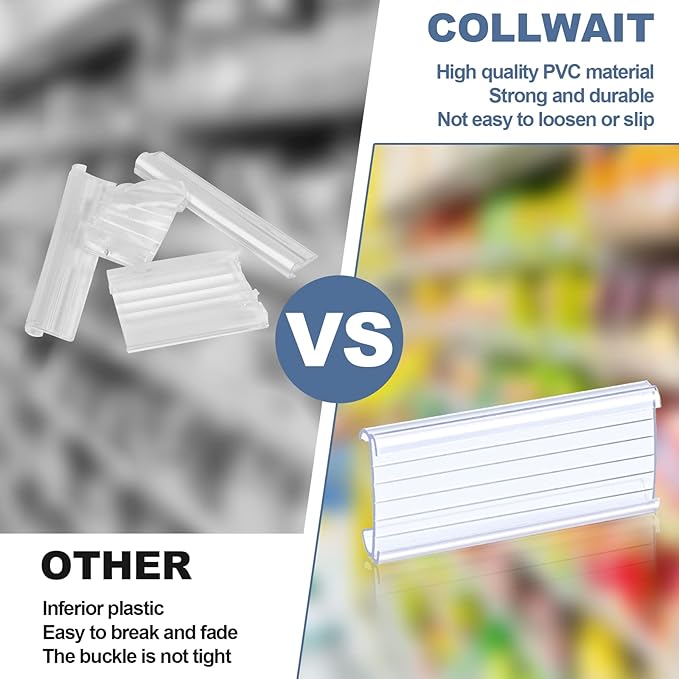 30 Pcs Label Holder Shelf Labels, Wire Shelf Label Holder - Image 4