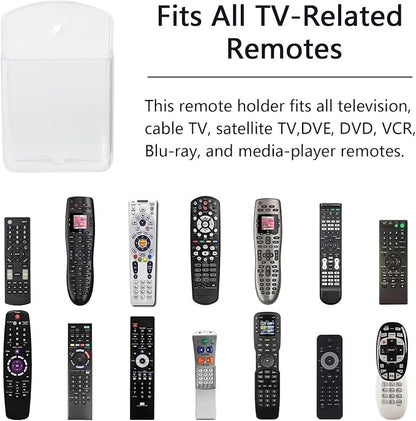 4 Pcs Remote Control Holder Wall Mount, TV Controller Holder, Self Adhesive - Image 7