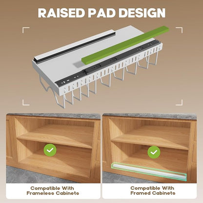 Pull Out Pots and Pans Organizer Under Cabinet, Expandable Sliding Lid Holder - Image 4