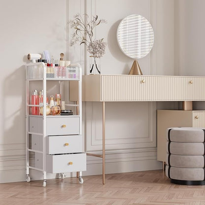 HapiRm Rolling Makeup Cart Organizer - Image 9