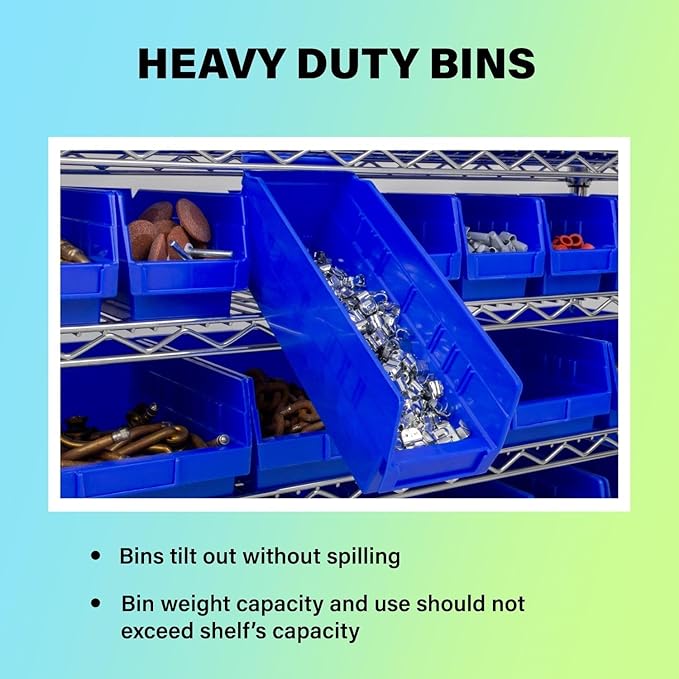 Akro-Mils 30164 Plastic Shelf Bins, Heavy Duty Storage Bins - Image 4