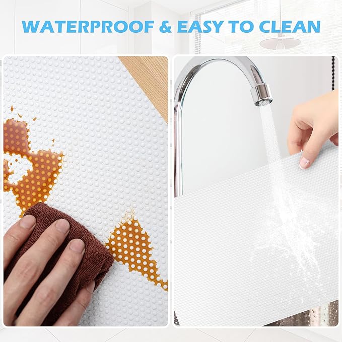 Drawer Liners, Waterproof Shelf Liner, Anti-Slip Non-Adhesive BPA Free Kitchen - Image 2