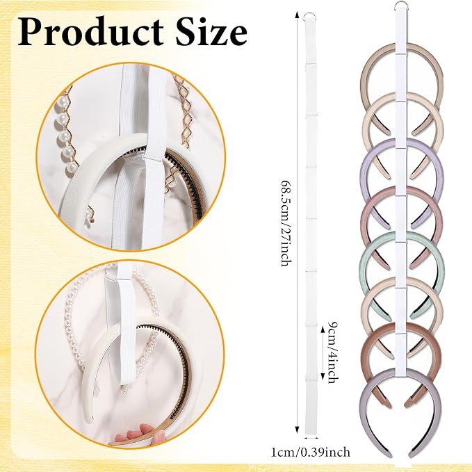 3 Pcs Headband Holder Organizer - Image 2