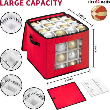 DIMESHY Christmas Ornament Storage Box - Image 4