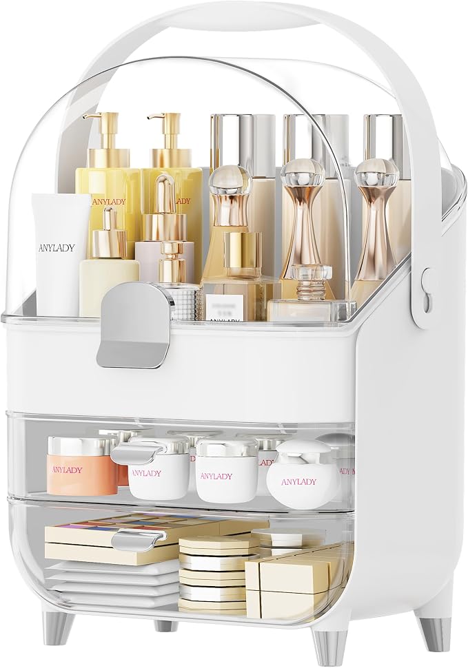 Makeup Organizer Countertop, Skincare Holder Bathroom Counter Organizer - Image 9