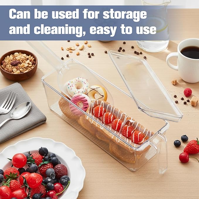 Havawish 4 Pcs Ice Storage Bin for Freezer - Image 4